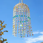Crystal Suncatchers Window Hanging Wind Chime Garden Porch Home Wedding Party Suncatcher Rainbow Maker Crystal Glass Beads Prisms Sun Catcher