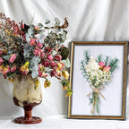 10/12/24/36 Pack Mini Dried Flowers for Vase Wedding Various Mini Bouquet Dried Small Wildflowers Natural Flowers Bulk for Crafts DIY Decor (36, Romantic Colour)