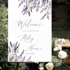 Generic Personalized Wedding Welcome Sign, 18x27 inches, Plastic, Modern Style, Rectangular, Wedding Theme, Event Guestbook