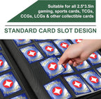 GEAoffice Premium 1000 Trading Card Binder, Large Side Loading 16 Pocket Card Collection Binder Album Folder for MTG, TCG & Sports, Green