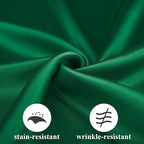 Aneco 24 Pieces Satin Napkin Square 20 x 20 Inches Dinner Napkins Weddings Party Napkin Soft Table Napkins for Romantic Weddings Party Dinner Decoration (Forest Green)