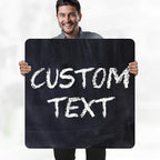 Custom Sign, Custom Street Sign, 11 Font Colors, 13 Font Styles, 4 Hole Options, 22 Sizes, 30x30 Inches, Rust Free DiBound, Fade Resistant, Made in USA by My Sign Center (Chalkboard Black)