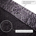 Poise3EHome 6Ft x 8Ft Black Sequin Backdrop, Glitter Thick Satin Background Drapes, Sparkly Opaque Photography Curtain, Sequence Xmas Thanksgiving Backdrop for Wedding Party Holiday Festival Decor