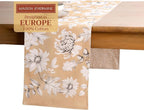 Maison d' Hermine Table Runner 100% Cotton Double Layer Table Runners 108 inches Long for Thanksgiving Christmas Decorations Home Kitchen Dining Party Wedding (Pretty Autumn, 14.5" x 108")