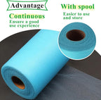 Turquoise Tulle Fabric Rolls 6 Inch by 100 Yards (300 feet) Fabric Spool Tulle Ribbon for DIY Tutu Bow Baby Shower Birthday Easter Party Wedding Decorations Christmas Craft Supplies