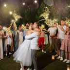 100 Pcs Lighted Wedding Wands LED Tinsel Wands Light up Streamers Sparklers for Wedding Send Off and Exits Birthday Party Props Favors(Gold)