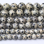 Quail Egg Stone Beads Gemstone Round Crystal Energy Jade Beads Stone Beads for Jewelry Making DIY Bracelet Necklace Jewelry Making 1 Strand 15.5inch 31PCS 12MM