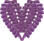 50pcs 1-1/2" Purple Satin Ribbon Bows Without Twist Ties Mini Ribbon Bows for Candy Partiy Decoration Gift Packing&Wrapping Accessoried(Purple)