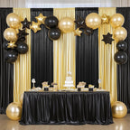 30x10 ft Wrinkle Free Gold Sequin Backdrop Curtain for Parties,Thick Not Fall Glitter Wedding Drape Backdrop,6 Panels 5x10ft Shimmer Photo Wall Back Drop Cloth for Graduation Photography Background