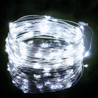 8 Pack White Fairy Lights 7Ft 20 LED Twinkle String Lights 3 Modes Battery Operated Waterproof Firefly Starry for Mason Jar Party Wedding Christmas Valentines Day Table Centerpieces,Cold White