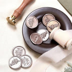 UNIQOOO Mailable Glue Gun Sealing Wax Sticks for Wax Seal Stamp - Metallic Champagne Gold, Great for Xmas Cards, Wedding Invitations, Cards Envelopes, Snail Mails, Wine Packages, Gift Ideas, Pack of 8