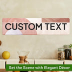 Custom Sign, Custom Street Sign, 11 Font Colors, 13 Font Styles, 4 Hole Options, 22 Sizes, 6x24 Inches, Rust Free DiBound, Fade Resistant, Made in USA by My Sign Center (Mid-Century Modern 1)