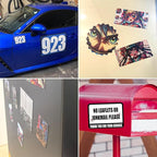 KETABAO – 5" Personalized Original Shape Magnetic Picture Photo Magnet - Custom Refrigerator and Car Magnets for Decorations and Gifts