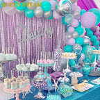 Sequin Backdrop Curtains Panels for Parties - Glitter Photo Backdrop Drapes 2 Panels 3x8FT Light Purple Curtain for Wedding Birthday Wall Decor