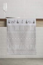 Maison d' Hermine Table Runner 100% Cotton Single Layer Table Runners 60 inches Long for Thanksgiving Christmas Decorations Home Kitchen Dining Party Wedding (Cozy Christmas, 14.5" x 60")