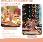 6 Pack Star Table Centerpieces for Party, Birthday Table Decorations for Kids Adults, Party Centerpieces for Tables for Wedding Baby Shower Graduation Holiday Event (Rose Gold)