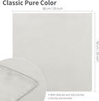 Aneco 16 Pack Square Satin Napkin Bright Silk Table Napkin Soft Smooth Fabric Table Napkin for Wedding Banquet Party Decoration, Grey, 20 x 20 Inch