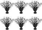 6 Pack Star Table Centerpieces for Party, Birthday Table Decorations for Kids Adults, Party Centerpieces for Tables for Wedding Baby Shower Graduation Holiday Event (Black)
