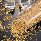10000 Clear Wedding Table Scatter Confetti Crystals Acrylic Diamonds Rhinestones for Table Centerpiece Decorations Wedding Decorations Bridal Shower Decorations Vase Beads (Gold, 4 MM)