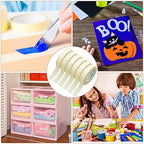 Masking Tape Bulk General Purpose Masking Painting Tape 55 Yards for Painting Home Office School Stationery Arts Crafts Basic Use, Easy Removal(60 Rolls,1 Inch)
