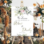 Welcome To Our Wedding Sign, Custom Wedding Welcome Sign, Engagement Party Welcome Sign, Favors Sign For Wedding, Rehearsal Dinner Sign, Wedding Yard Sign Decoration