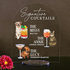 Pet Signature Drink Wedding Signs