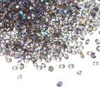 PATIKIL 14000Pcs Wedding Table Scatter Confetti Crystals 3mm Acrylic Diamonds Vase Fillers Gems for Table Centerpiece Decorations Bridal Shower Party, Gray AB