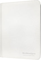 9 Pockets Premium Card Binder 360 Cards Trading Card Binders Zip Card Storage Display Album(9 Pocket 360 Card Slot,White)