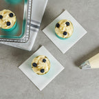 Panificio 6 Ounce Cupcake Wrappers, 200 Scalloped Baking Cups - Oven-Ready, Greaseproof, Turquoise Paper Cupcake Liners, Disposable, For Birthdays, Baby Showers, Or Weddings - Restaurantware