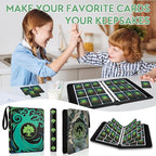 9 Pocket Card Binder for MTG/YGO/PTCG/Game Cards, Holds 900 Cards,Premium Card Collector Book for TCG Players,Toys Gifts for Kids(Green)