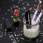 10000 Clear Wedding Table Scatter Crystals Acrylic Diamonds Rhinestones for Table Centerpiece Decorations Bridal Shower Decorations Vase Beads(4.5 mm,Crystal AB)