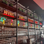SpellBrite GROWLERS Sign | Beer-Related Sign with Neon Look, Green LED Light Source | 33.0" x 6.3"
