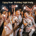 100 pcs Wedding Wands Light up with LED Tinsel Wedding Streamers for Wedding Send off and Greeting Ideal Props for Weddings, Birthday Parties, Christmas Cheerleading Games (Rose Gold)