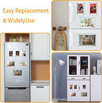 3 Pack acrylic fridge magnetic frame 6X4 Inch refrigerator photo magnet frames clear picture frames magnetic photos Display frame Double-Sided acrylic magnet frames(3pcs clear, 4x6 inch)