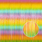 GOER 3.2 ft x 8.2 ft Metallic Tinsel Foil Fringe Curtains Party Photo Backdrop Party Streamers for Birthday,Graduation,New Year Eve Decorations Wedding Decor(3 Packs,Candy Macaroon Multicolor)