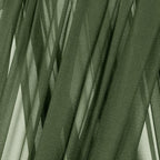 MLMC Olive Green Wedding Arch Draping Fabric 1 Panel 29" x 20 FT Extra Long Gauze Drapes Sheer Backdrop Curtains 6.6 Yards Outdoor Drapery Panels for Wedding Ceremony Party Ceiling Decoration