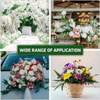 FLORABELS 8 PCS Wet Floral Foam Blocks for Fresh Flowers, Each (9"L x 4.1"W x 2.7"H)Green Foam for Flower Arrangements, Florist Foam Bricks for Weddings, Birthdays Gifts, Flower Foam Blocks for Crafts