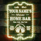ADVPRO Personalized Your Name Home Bar RGB Dynamic Glam LED Sign - Cut-to-Edge Shape - Smart 3D Decoration - Multicolor Signage st06s43-fnd-p11c-tm-c