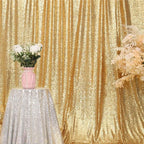 Eternal Beauty Gold Sequin Backdrop, 20x10 Ft Glitter Background Curtains for Shimmer Photography Party Wedding Birthday Back Drop Decor