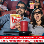 100 Pcs Small Popcorn Boxes for Party 5.5 Inches Tall Red & White Striped Popcorn Bags Mini Popcorn Buckets & Popcorn Bowl for Movie Theater, Home, Carnival Decorations (100)