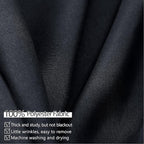 50ft x 10ft Thick Champagne Backdrop Curtains for Parties, 10 Panels 5ft x 10ft Non See Through Black Polyester Wedding Drapes Photo Backdrop for Birthday Party Graudation Photography Home Decor