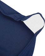 Peomeise Stretch Spandex Folding Chair Cover for Wedding Party Dining Banquet Event (Navy,25pcs)