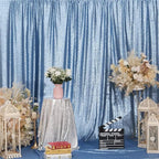 Eternal Beauty Baby Blue Sequin Backdrop, 20x10 Ft Glitter Background Curtains for Shimmer Photography Party Wedding Birthday Back Drop Decor