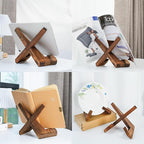 ZEERSHEE Plate Stand for Display - 6.9 Inch Plate Holder Display Stand, Wooden Picture Frame Holder, Decorative Table Top Easels（Pack of 2）