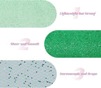 Glitter Tulle Rolls 6" by 50 Yards - Sparkle Fabric Ribbon With Sequins for DIY Tutu Skirt, Wedding, Birthday Party Decoration (Green)