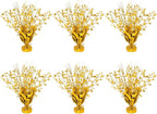 6 Pack Star Table Centerpieces for Party, Birthday Table Decorations for Kids Adults, Party Centerpieces for Tables for Wedding Baby Shower Graduation Holiday Event (Gold)