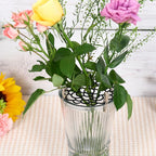 3 Pcs Modern Flower Frog Metal Flower Arrangement Holder Floral Grid Used for Vase Flower Arrangement Art Convenient Stem Holder for Flowers Flower Frog Organizer Metal Lid for Vase (Black)