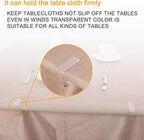 24 Pieces Transparent Clear Tablecloth Clips, Plastic Table Cloth Clips，Windproof Table Cover Holder Clamps，Table Cloth Holder for Christmas Home Wedding Party Indoor Outdoor Camping Picnic(24, Small)