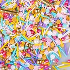 Rainbow Sprinkles for Cake Decorating 7ounce Cake sprinkles for Cupcakes Topper, Cookie Candy Decorations - Metallic Gold Sprinkles Sugar Pearls, Jimmies for Birthday wedding Celebrations Party