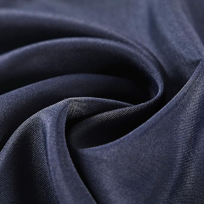 Cloth Napkins 17x17 inch Washable Polyester Dinner Napkins Soft Table Napkins for Wedding Party Dining Banquet(Navy,50PCS)